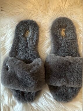 UGG cozy thong Slippers - Charcoal Gray